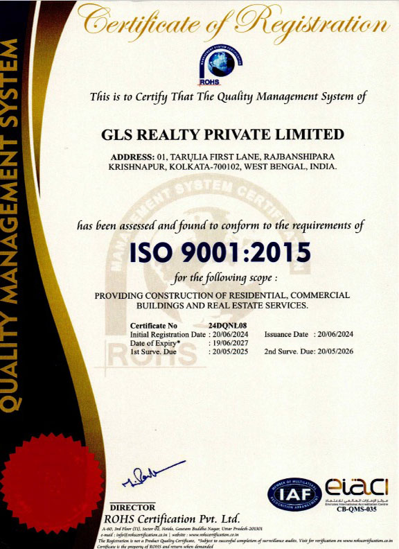 ISO 2015 Certificate
